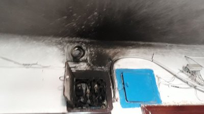 У Кропивницькому в під’їзді горіла щитова. 16 квартир залишились без світла У Кропивницькому в під’їзді горіла щитова. 16 квартир залишились без світла