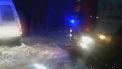 На Сумщині мікроавтобус злетів у кювет - ДСНС