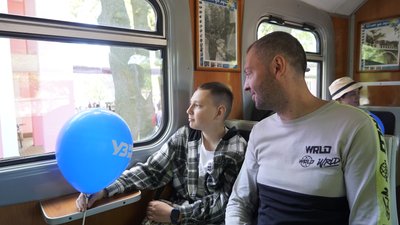 Перший потяг "Малої Південної залізниці" повернувся раніше через повітряну тривогу 1