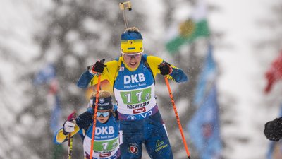 Юлія Джима на Кубку світу з біатлону