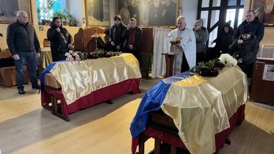Херсон, прощання, військові, провели в останню путь двох захисників