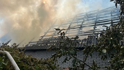 Пожежа в житловому будинку у селі Пульмо на Волині