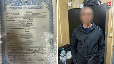 На Закарпатті затримали чоловіка, який намагався перетнути кордон за підробленими документами