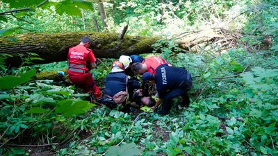 У Львові жінка впала зі схилу гори