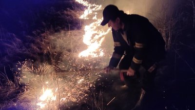За добу закарпатські рятувальники виїжджали на 32 випадки підпалу сухої трави За добу закарпатські рятувальники виїжджали на 32 випадки підпалу сухої трави