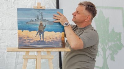 "Русскій воєнний корабль…" Гроха покажуть в Канаді та Європі для збору коштів на ЗСУ