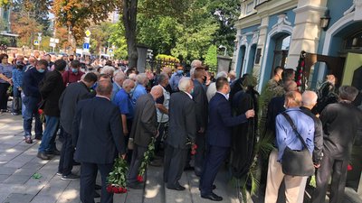 У Києві прощаються з Борисом Патоном У Києві прощаються з Борисом Патоном