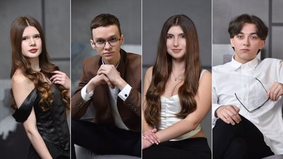 Випускники Чернівецького ліцею "Престиж", які отримали по 200 балів на НМТ