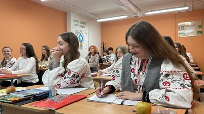 Учні на занятті у Харкові