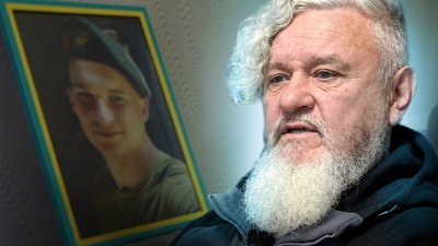 Сергій Макусей, батько звільненого з полону бійця з Долинської