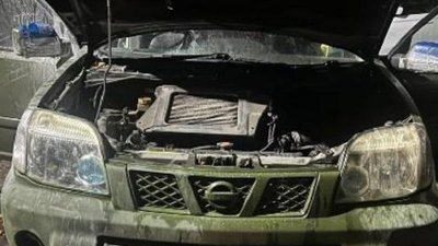 На Полтавщині двох юнаків підозрюють у підпалі військових автомобілів