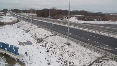 Засніжена дорога на Харківщині Засніжена дорога на Харківщині
