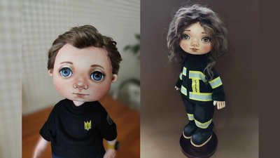 Майстриня Зоя Шишковська створює портретні ляльки Майстриня Зоя Шишковська створює портретні ляльки