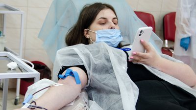 В Одесі здавали кров для онкохворих дітей В Одесі здавали кров для онкохворих дітей