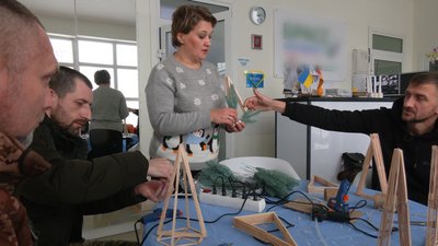 Заступниця директора "Дому воїна" Наталія Мельникова Заступниця директора "Дому воїна" Наталія Мельникова