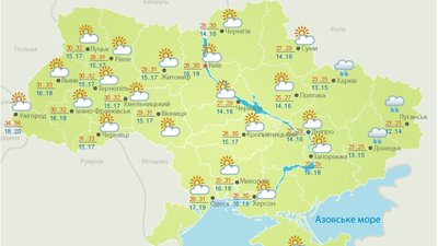 Вихідними у Полтаві буде сонячна погода