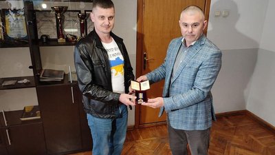На Полтавщині орденом "За мужність" нагородили військового Євгенія Заікіна
