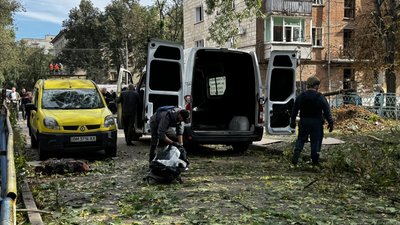 Наслідки обстрілу Сум