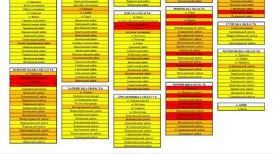 Мапа оновленого зонування Мапа оновленого зонування