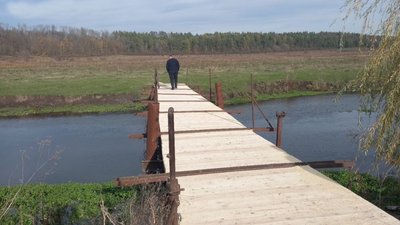 Відремонтували аварійний міст на Тернопільщині, який з’єднує два села