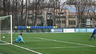 Одинадцятиметровий реалізував Семенюк. Рахунок - 2:2. Фото: пресслужба "Агробізнес" Одинадцятиметровий реалізував Семенюк. Рахунок - 2:2. Фото: пресслужба "Агробізнес"