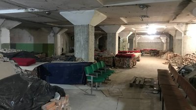 Укриття, яке використовують студенти і працівники коледжу у Тернополі Укриття, яке використовують студенти і працівники коледжу у Тернополі