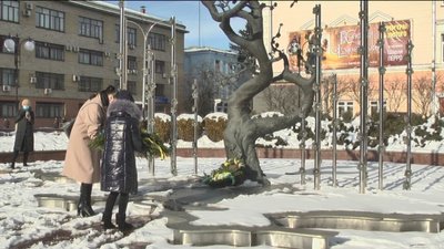 У Вінниці вшанували пам’ять Кіборгів У Вінниці вшанували пам’ять Кіборгів