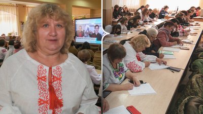 Переселенки долучилися до Радіодиктанту у Рівному