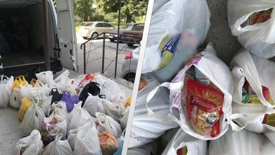 20 тонн гуманітарної допомоги житомирські волонтери відправили переселенцям, які втратили житло