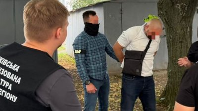 Затримання майора ВСП у Харкові