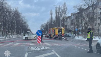 У Києві через ранкову російську атаку ускладнений рух транспорту