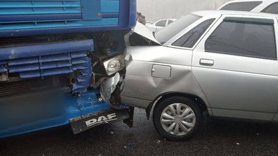 На Московському проспекті у Харкові – аварія з семи машин На Московському проспекті у Харкові – аварія з семи машин