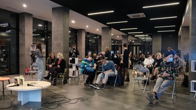 Презентацію провели в кіномистецькому центрі Презентацію провели в кіномистецькому центрі