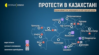 Протести і захоплення будівель. Що відбувається у Казахстані Протести і захоплення будівель. Що відбувається у Казахстані