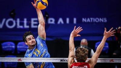 Василь Тупчій виконав три ейси у матчі проти США у Лізі націй з волейболу