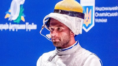 Андрій Погребняк, рапірист збірної України на Кубку України-2025 з фехтування