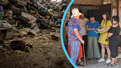 Полтавка тягне все до своєї оселі: сміття, мотлох