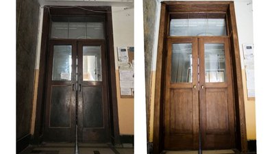 У Львові відреставрували старовинні двері-ковбойки У Львові відреставрували старовинні двері-ковбойки