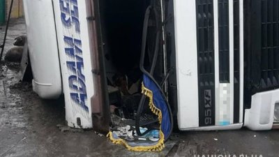 На Харківщині перевернулася вантажівка зі свинями: частина тварин загинула На Харківщині перевернулася вантажівка зі свинями: частина тварин загинула