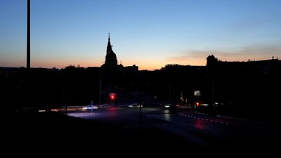 ніч, захід сонця, харків, вулиці, місто, дороги, блекаут, гарні фото харків