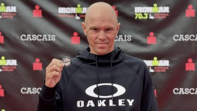 Данило Сапунов на першому Ironman після дискваліфікації, 23 жовтня 2023 року