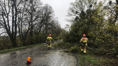 Протягом 26 квітня рятувальники 22 рази залучалися до ліквідації наслідків негоди