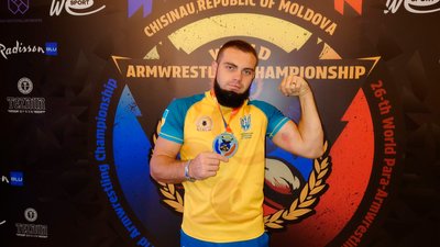 Спортсмен з Чернігівщини виборов "срібло" на Чемпіонаті світу з параармрестлінгу