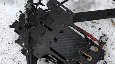 Російський дрон на оптоволокні, який долетів до Харкова 25 лютого 
