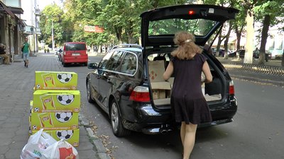 Полтавські волонтери відправили допомогу бійцям на Донеччину