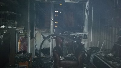 В Одесі горіла багатоповерхівка, 11 людей врятували пожежники В Одесі горіла багатоповерхівка, 11 людей врятували пожежники
