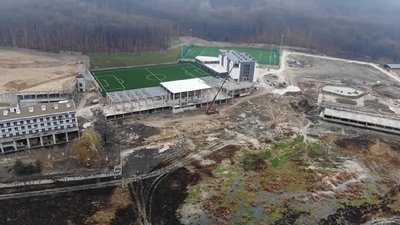 У Винниках горіло приміщення "Академії футболу"