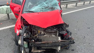На Полтавщині в аварії травмувались водійка та пасажирка