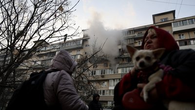 Наслідки російського обстрілу Києва в ніч на 14 листопада 2025