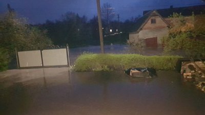 У громаді на Тернопільщині через негоду затопило вулиці